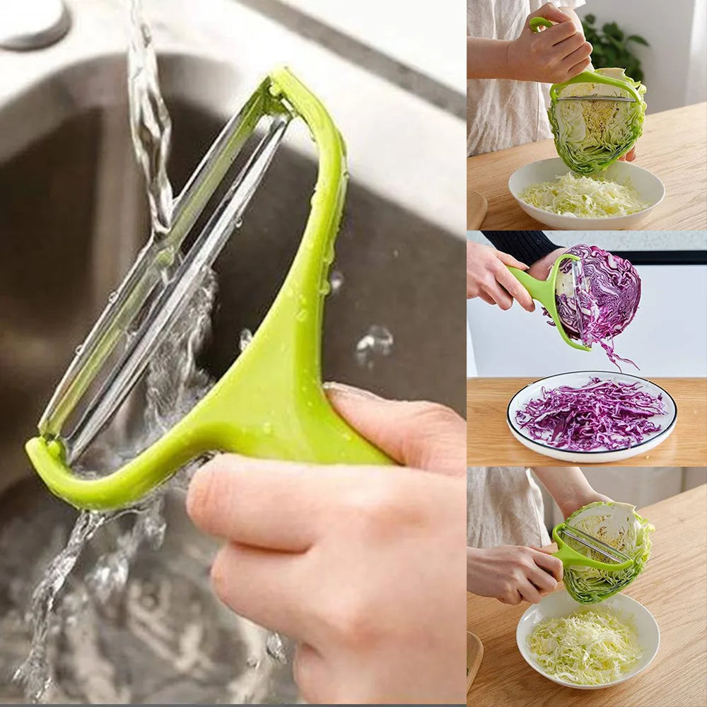 Kitchen Vegetable Peeler Stainless Steel Potato and Cabbage Peeler Grater Salad Multi-Function Fruit and Vegetable Peeler Tools