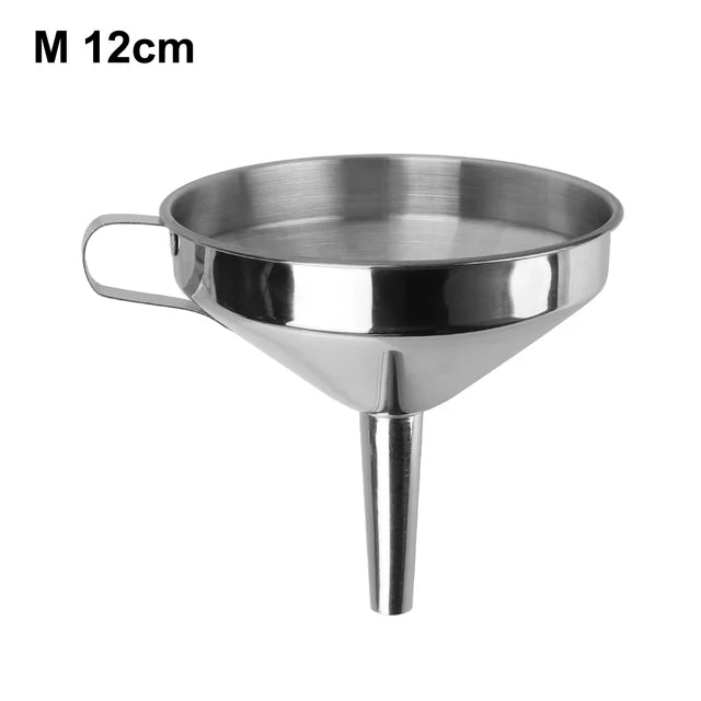 Metal Funnel for Canning Kitchen Tools Kitchen Accessories Wide Mouth Funnels Bar Wine Beer Oil Flask Funnel