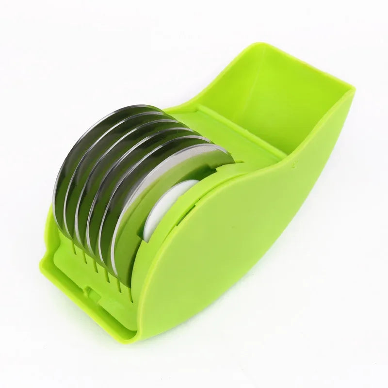 Stainless Steel Blade Kitchen Vegetable Chop Herb Rolling Roll Rollers Mincer Manual Hand Scallion Cutter Slicers Household