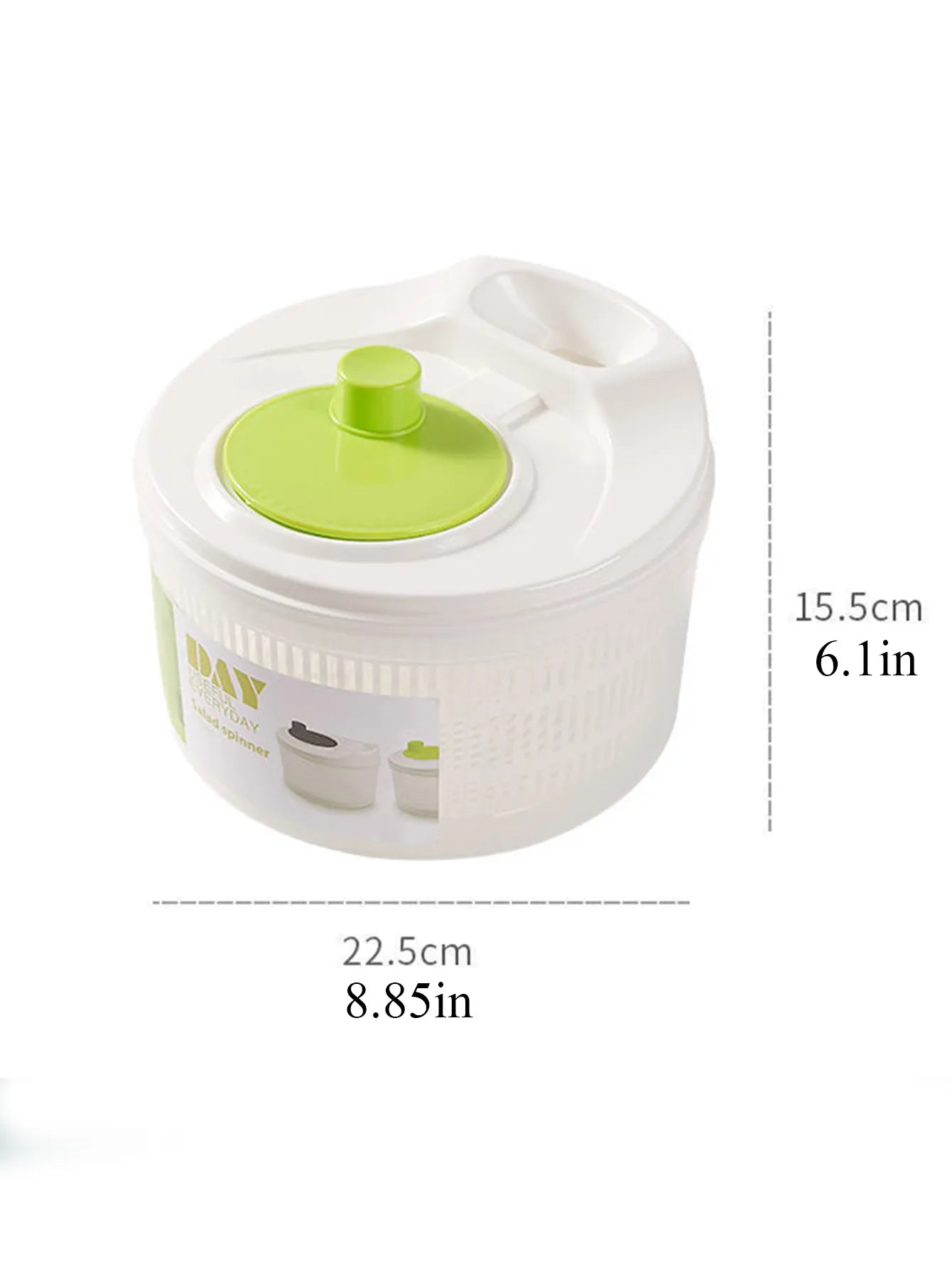 Household Vegetable Dehydrator Creative Manual Water Salad Spinner Fruit Drain Basket Dryer Hand Crank Kitchen Household Gadget